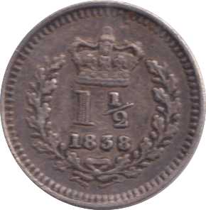 1838 THREE HALF PENCE ( VF ) - three half pence - Cambridgeshire Coins