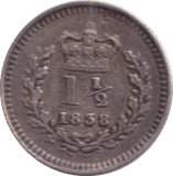 1838 THREE HALF PENCE ( VF ) - three half pence - Cambridgeshire Coins