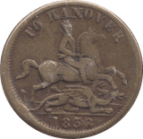1838 TO HANOVER TOKEN - Token - Cambridgeshire Coins