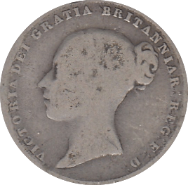 1838 SHILLING ( FAIR ) A - Shilling - Cambridgeshire Coins