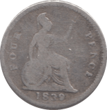 1839 FOURPENCE ( FAIR ) 9 - Fourpence - Cambridgeshire Coins