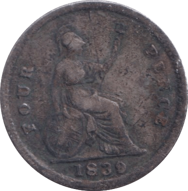 1839 FOURPENCE ( GF ) - Fourpence - Cambridgeshire Coins