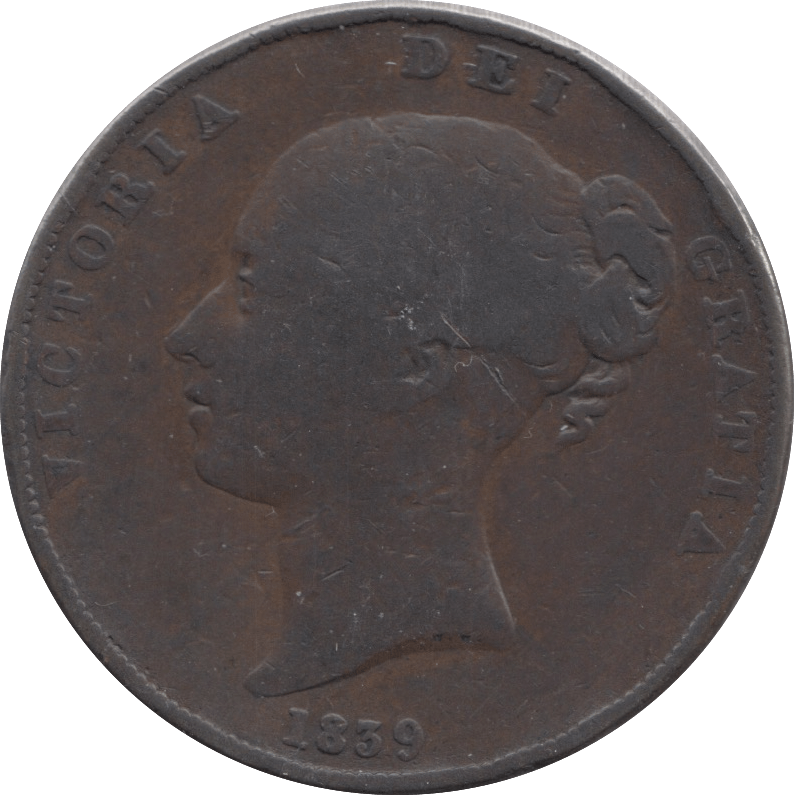 1839 ISLE OF MAN PENNY - WORLD COINS - Cambridgeshire Coins