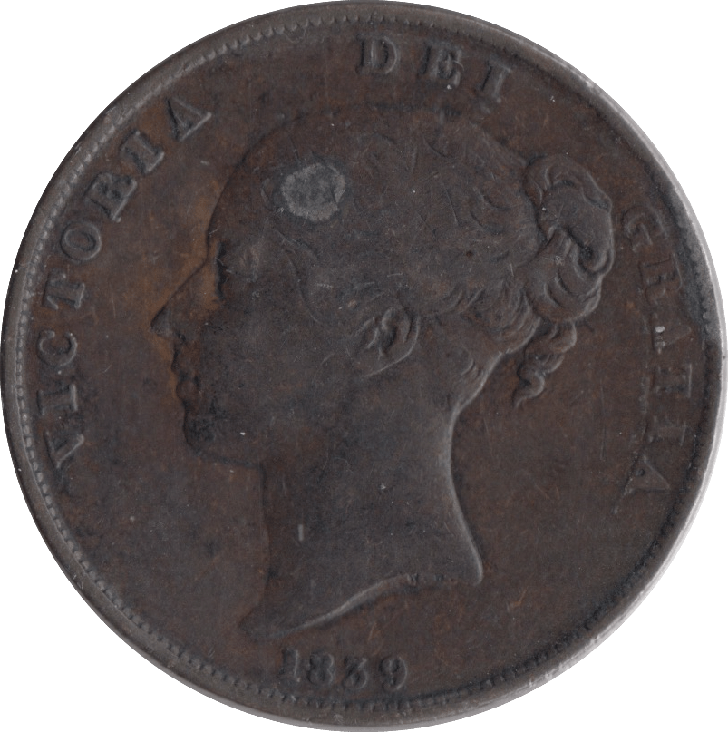 1839 ISLE OF MAN PENNY - WORLD COINS - Cambridgeshire Coins