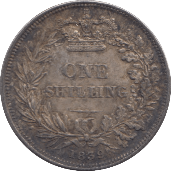 1839 SHILLING ( EF ) 2 - Shilling - Cambridgeshire Coins