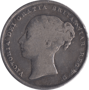 1839 SHILLING ( FINE ) - Shilling - Cambridgeshire Coins