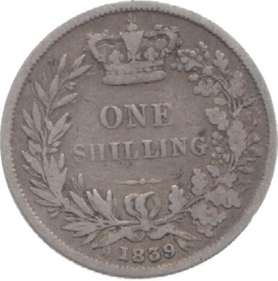 1839 SHILLING ( NF ) 13 - Shilling - Cambridgeshire Coins