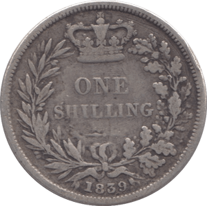 1839 SHILLING ( NF ) - Shilling - Cambridgeshire Coins