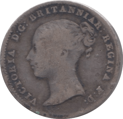 1839 SILVER FOURPENCE ( FINE ) 4 - Fourpence - Cambridgeshire Coins