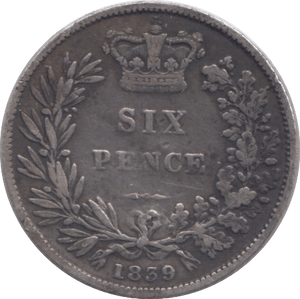 1839 SIXPENCE ( FINE ) - Sixpence - Cambridgeshire Coins