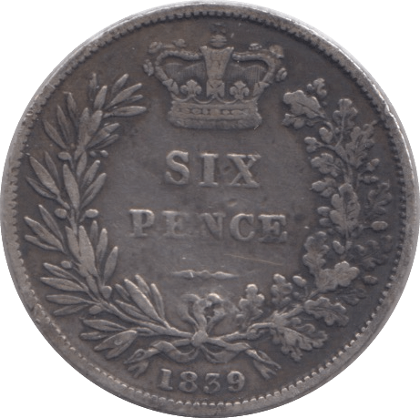 1839 SIXPENCE ( FINE ) - Sixpence - Cambridgeshire Coins