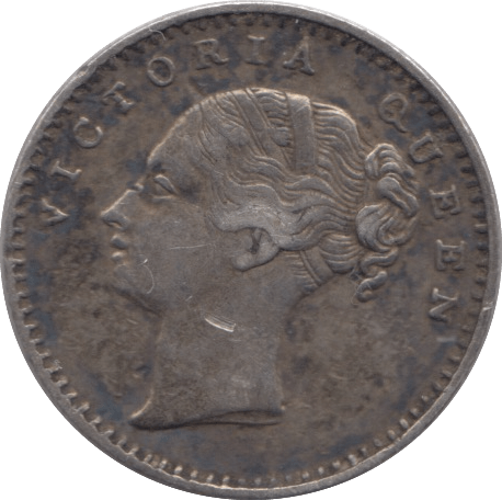 1840 EAST INDIA COMPANY QUARTER RUPEE - WORLD SILVER COINS - Cambridgeshire Coins