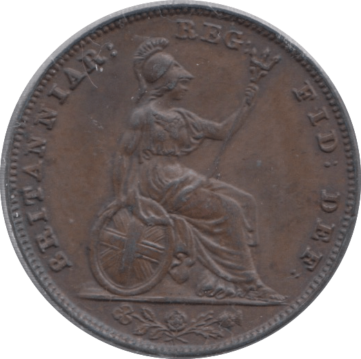 1840 FARTHING ( AUNC ) 2 - Farthing - Cambridgeshire Coins
