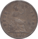 1840 FOURPENCE ( NF ) - Fourpence - Cambridgeshire Coins