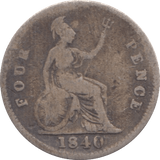 1840 FOURPENCE ( NF ) - Fourpence - Cambridgeshire Coins