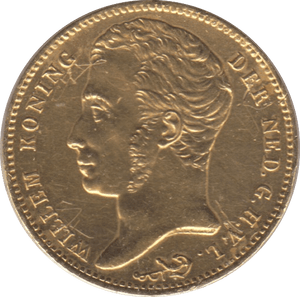 1840 GOLD 10 GUILDER NETHERLANDS - Gold World Coins - Cambridgeshire Coins