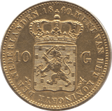 1840 GOLD 10 GUILDER NETHERLANDS - Gold World Coins - Cambridgeshire Coins