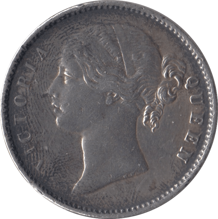 1840 INDIAN SILVER ONE RUPEE - SILVER WORLD COINS - Cambridgeshire Coins