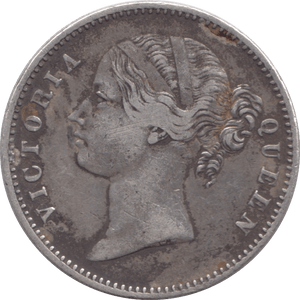1840 INDIAN SILVER ONE RUPEE - SILVER WORLD COINS - Cambridgeshire Coins