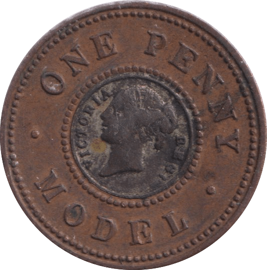 1840 ONE PENNY TOY MONEY - TOY MONEY - Cambridgeshire Coins