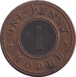 1840 ONE PENNY TOY MONEY - TOY MONEY - Cambridgeshire Coins