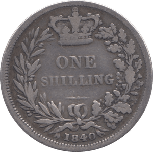 1840 SHILLING ( NF ) - Shilling - Cambridgeshire Coins