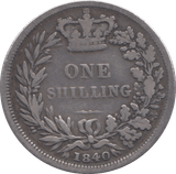 1840 SHILLING ( NF ) - Shilling - Cambridgeshire Coins