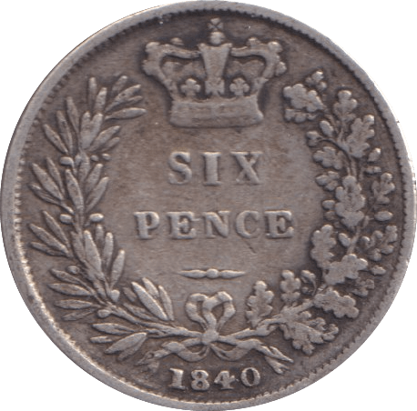 1840 SIXPENCE ( FINE ) - Sixpence - Cambridgeshire Coins