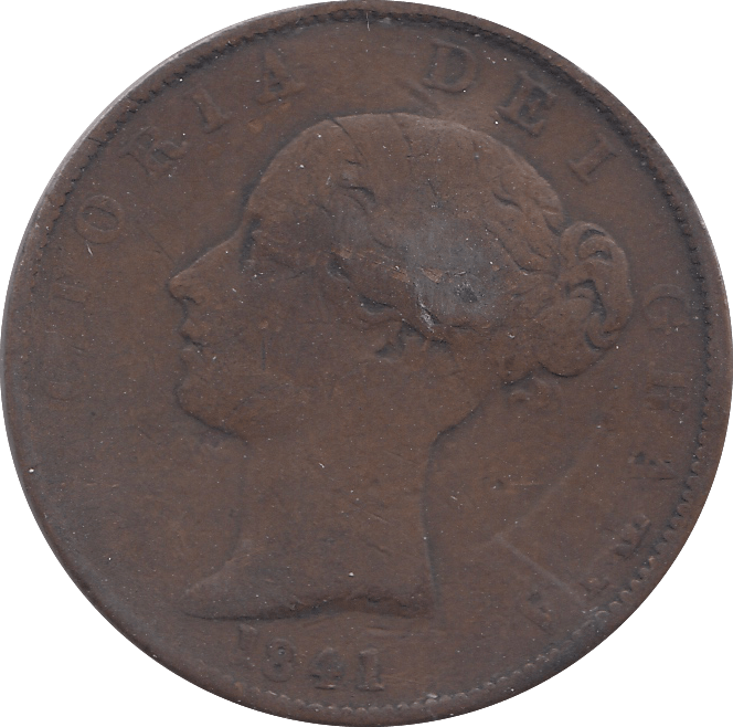 1841 HALFPENNY ( FAIR ) - Halfpenny - Cambridgeshire Coins
