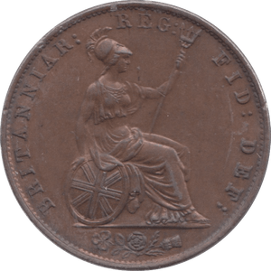 1841 HALFPENNY ( UNC ) - Halfpenny - Cambridgeshire Coins