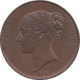 1841 PENNY ( AUNC ) 1 - Penny - Cambridgeshire Coins