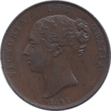 1841 PENNY ( AUNC ) 4 - Penny - Cambridgeshire Coins