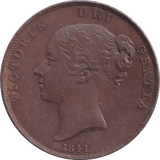 1841 PENNY ( AUNC ) - Penny - Cambridgeshire Coins