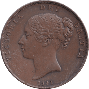 1841 PENNY ( EF ) - Penny - Cambridgeshire Coins