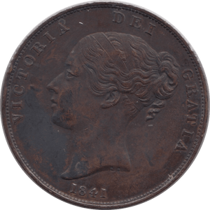 1841 PENNY ( EF ) - Penny - Cambridgeshire Coins