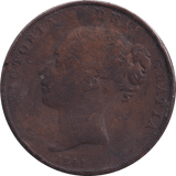 1841 PENNY ( NF ) - Penny - Cambridgeshire Coins