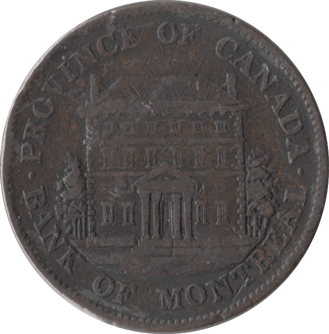 1842 CANADA HALF PENNY BANK TOKEN - PENNY TOKEN - Cambridgeshire Coins