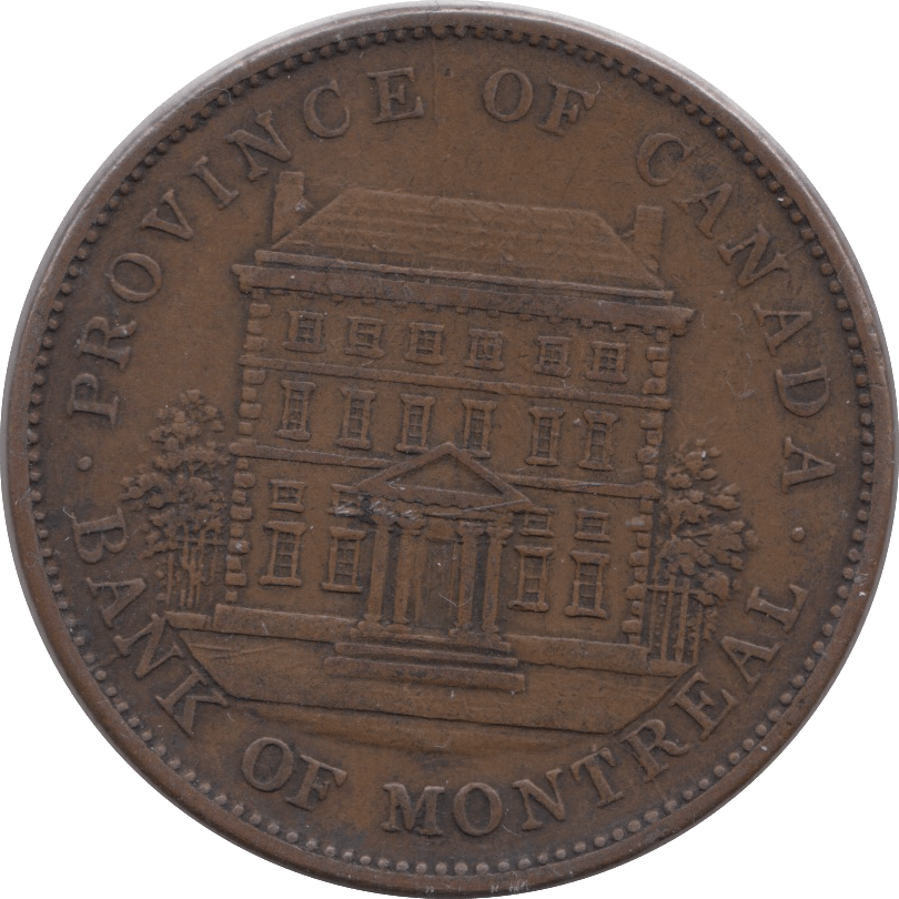 1842 CANADA PENNY BANK TOKEN - Token - Cambridgeshire Coins