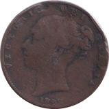 1842 FARTHING ( FAIR ) - Farthing - Cambridgeshire Coins