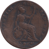 1842 FARTHING ( FAIR ) - Farthing - Cambridgeshire Coins