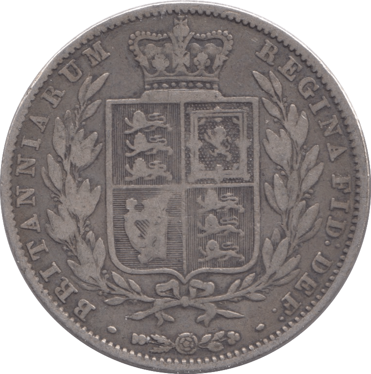 1842 HALFCROWN ( FINE ) - HALFCROWN - Cambridgeshire Coins