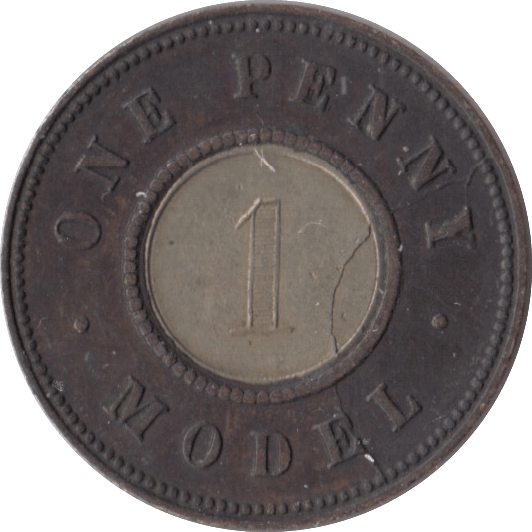 1842 PENNY TOY MONEY - TOY MONEY - Cambridgeshire Coins