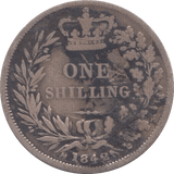 1842 SHILLING ( NF ) - Shilling - Cambridgeshire Coins