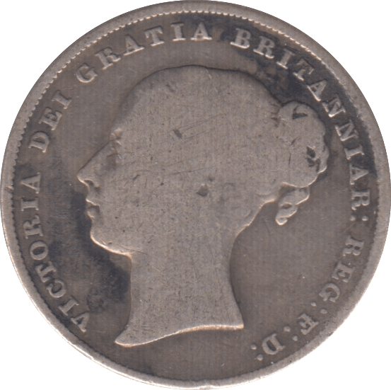 1842 SHILLING ( NF ) - Shilling - Cambridgeshire Coins