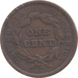 1842 USA ONE CENT - WORLD COINS - Cambridgeshire Coins