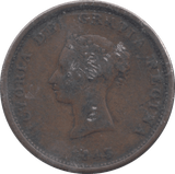 1843 CANADA ONE PENNY TOKEN - Token - Cambridgeshire Coins