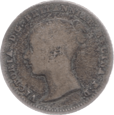 1843 FOURPENCE 2 ( FINE ) - Fourpence - Cambridgeshire Coins