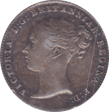 1843 FOURPENCE ( EF ) - Fourpence - Cambridgeshire Coins