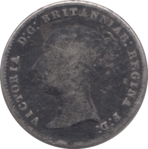 1843 FOURPENCE ( FAIR ) 3 - Fourpence - Cambridgeshire Coins