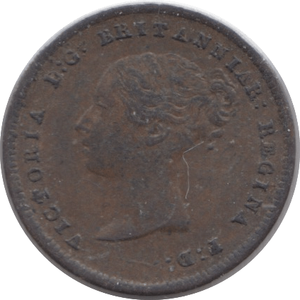 1843 HALF FARTHING ( EF ) 14 - Half Farthing - Cambridgeshire Coins